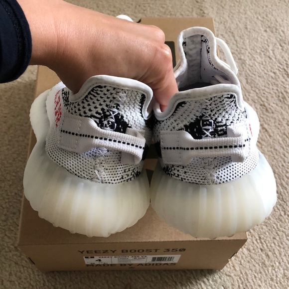 Adidas Yeezy Boost 350 Zebra Shoes Sneakers - Picture 5 of 12